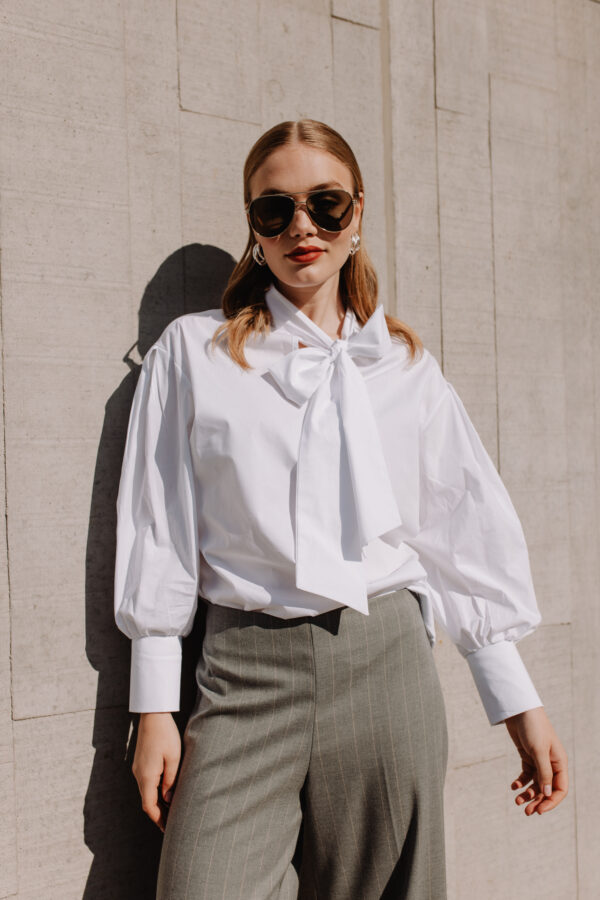 BLOUSE BRIGITTE BOW - Afbeelding 3